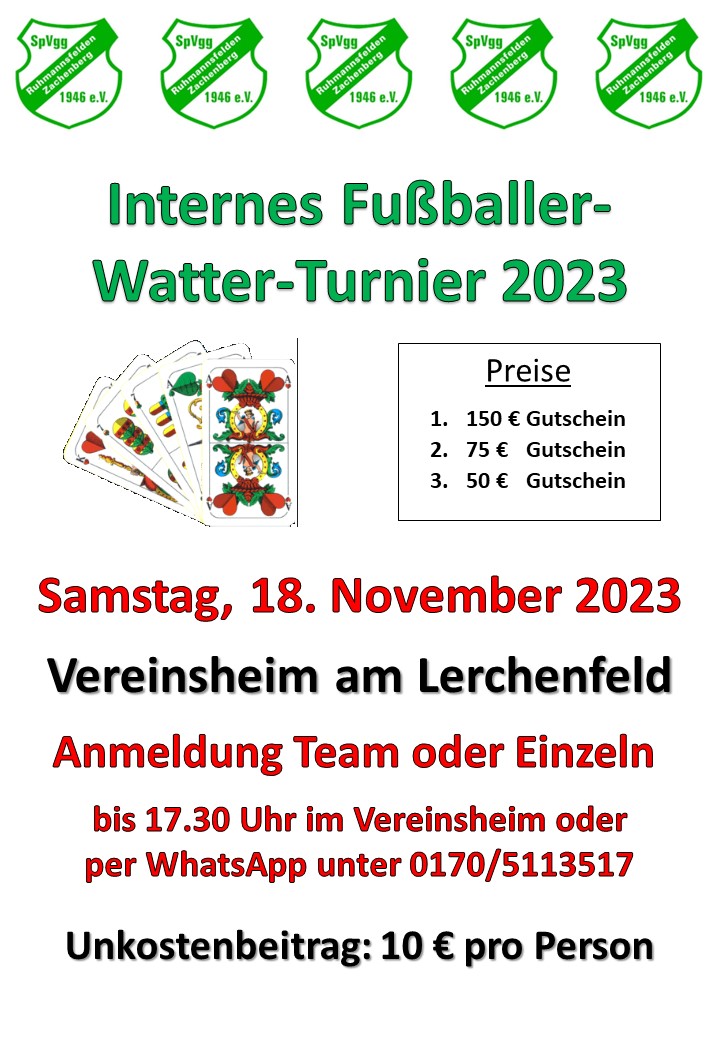 Internes Fußballer-Watter-Turnier 2023